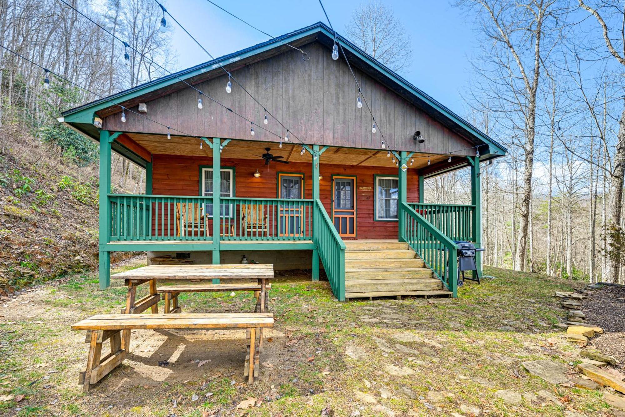Smoky Mountain Cabin With Camping Area And Fire Pit! Whittier エクステリア 写真